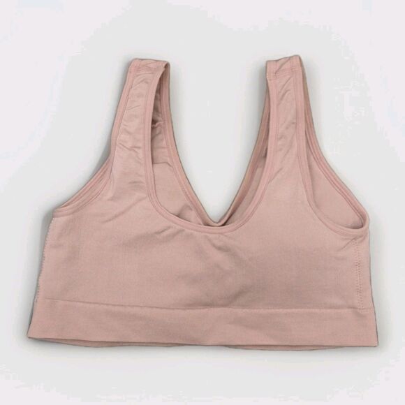 Wacoal B-Smooth Bralette Bra Sz 34 Pink Pullover Wireless Removable Pads 835275 - Picture 5 of 6